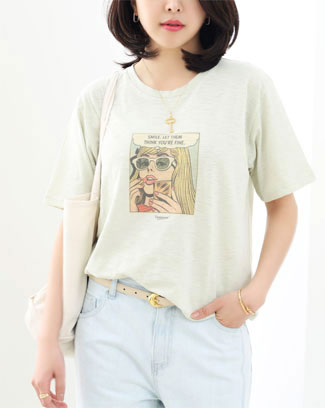 ������ ���۶� �˾�Ʈ ����� ��ưž (2color)*�����(Slub) ���� /������ ��⼺�� �پ ����ö �ÿ��ϰ� ������ ���밨/�������� ��Ƽ�� ������ �׷��� ����Ʈ�� �����̴� ��ư ���� Ƽ����