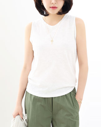 ������ ��� ���� ��ư �����긮�� ž (3color)* Slub Cotton ���� / �����ϰ� ����, ȭ��Ʈ, ����Ʈ īŰ �÷��� �����Ǿ� �ܵ����ε� ���