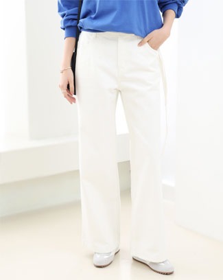 T ���� ȭ��Ʈ ����Ʈ ���̵� ���� *Off-White ������ ���� ��ó�� �Ͼ��� �ʰ� �ణ�� ũ������ ������ �ʹ� �̻� ȭ��Ʈ �÷� / 