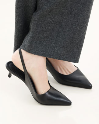 ������ ������ ����Ƽ�� �� ������ (2color) *Real Lambskin Pointed Toe Slingback / �����ϸ鼭�� ��ũ�ϰ� ���õ� ���� ���� / �����ø� ���ϰԵǽǰſ���/ �������� 4��Ƽ �� ���� ����Ų Ǯ���� 
